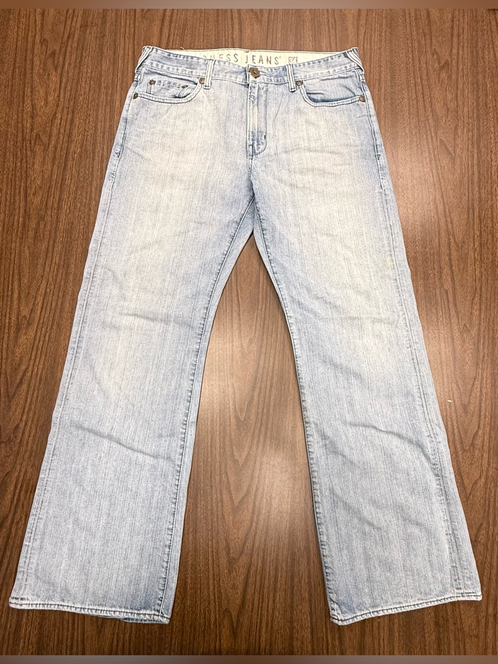 Guess “Cliff” Light Wash Bootcut Men’s Jeans Size 34 Y2K - Picture 1 of 16